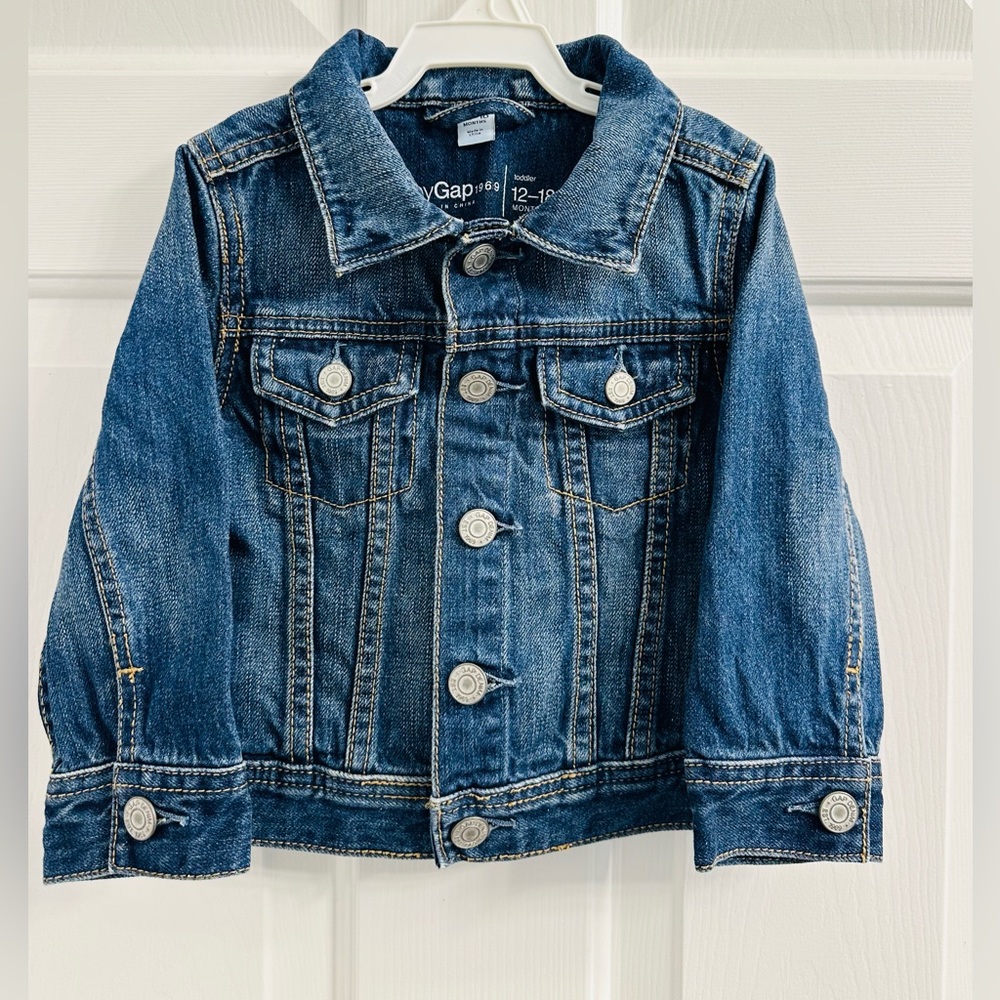 Baby Gap Toddler Denim Jacket, Size 12-18 Months